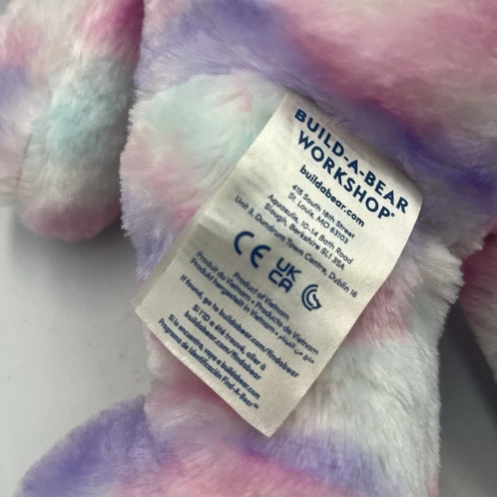 BUILD-A-BEAR' TYE DYE PASTEL CAT 16‎ INCHES